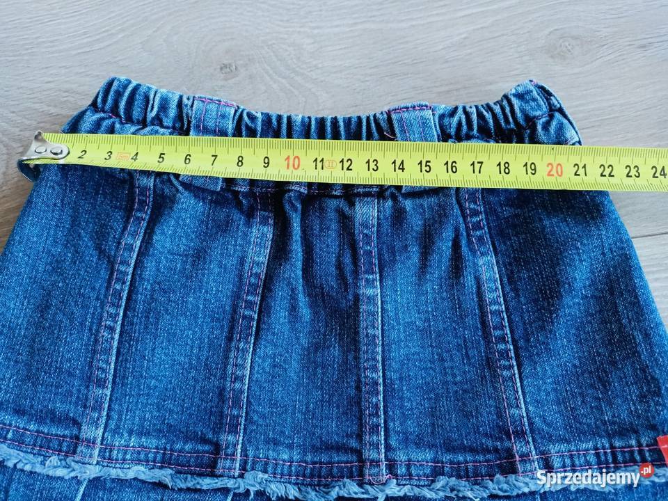 Spódnica spódniczka jeansowa dziecięca 98
