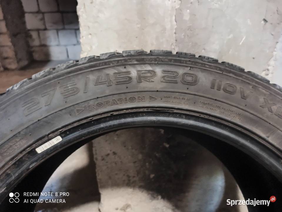 Opony zimowe Nokian 27545 R20 sztuk 4 Kielce
