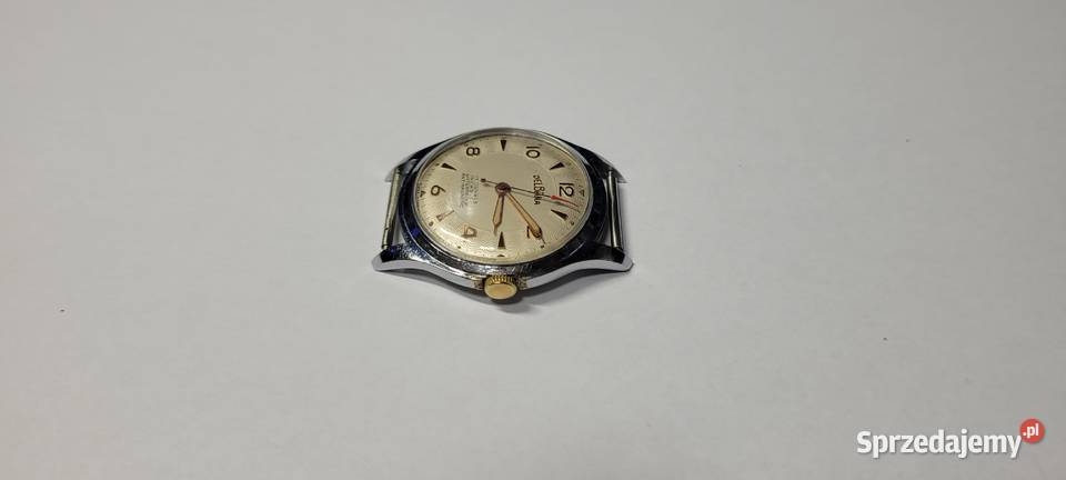 DELBANA szwajcarski zegarek z lat 50tych model Sosnowiec