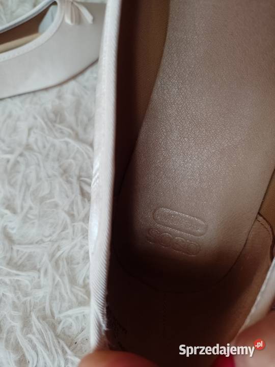 41 ASOS Design Kremowe baleriny wieczorowe z 27cm Kraków