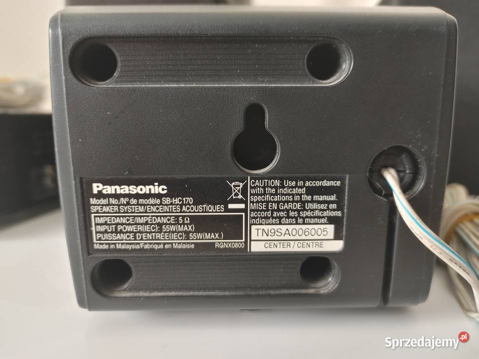 Panasonic SAPT170 51 DVD Home Theater adapter 5.1