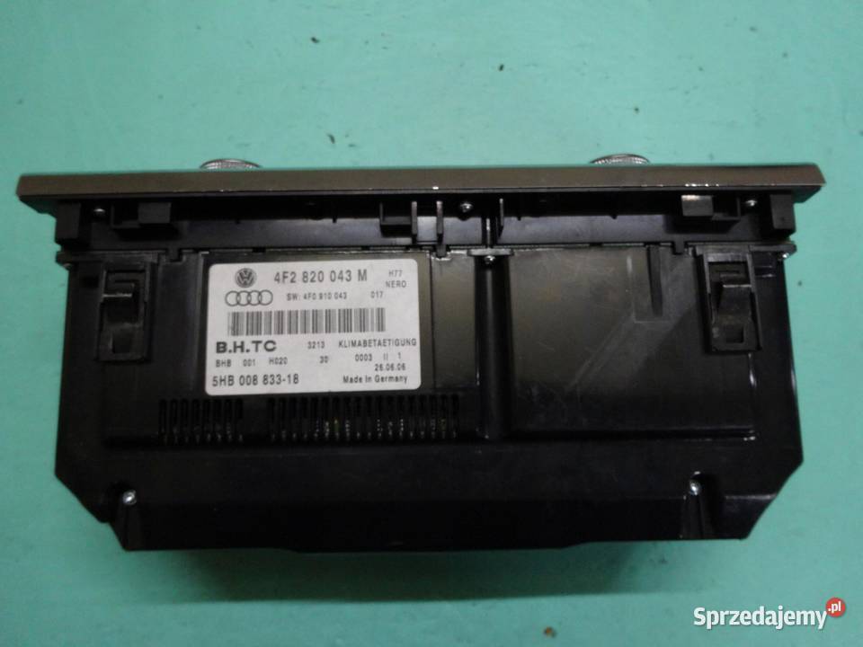 AUDI A6 C6 06r panel klimatyzacji 4F2820043M Panele sterowania, przełączniki Panele sterowania, przełączniki