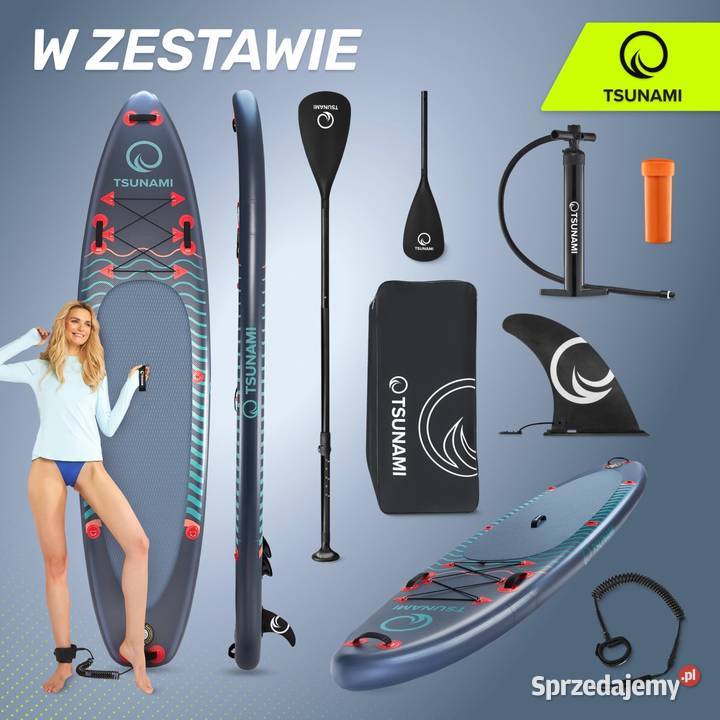 Nowa deska SUP Tsunami Wave 350 T03 komplet z kujawsko-pomorskie Bydgoszcz