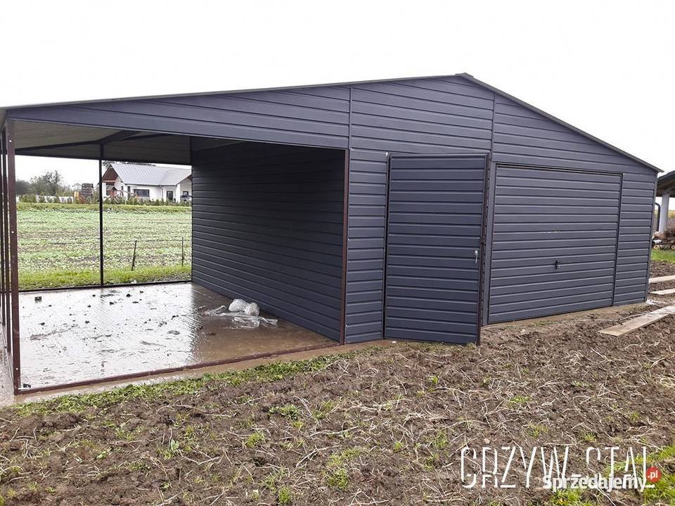 Garaż Blaszany Otwarty 5x5m Otwarta Wiata Żary sprzedam