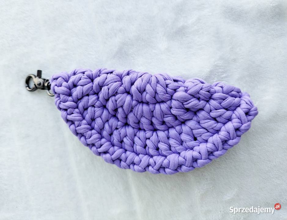 Etui na okulary crochet brelok do torby ręcznie łódzkie sprzedam