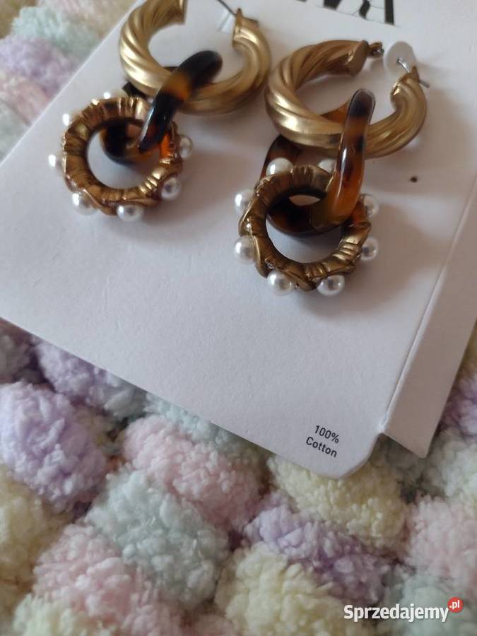 ZARABogato zdobione kolczyki wieczorowe NOWE małopolskie Kraków