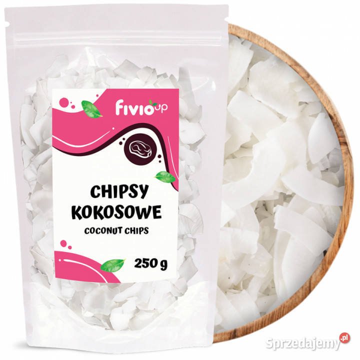 fivio Chipsy kokosowe 250 g Brzozów sprzedam