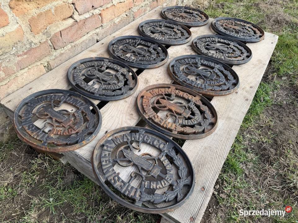 SINGER DUŻY EMBLEMAT STARA MASZYNA DO SZYCIA Bielawa sprzedam