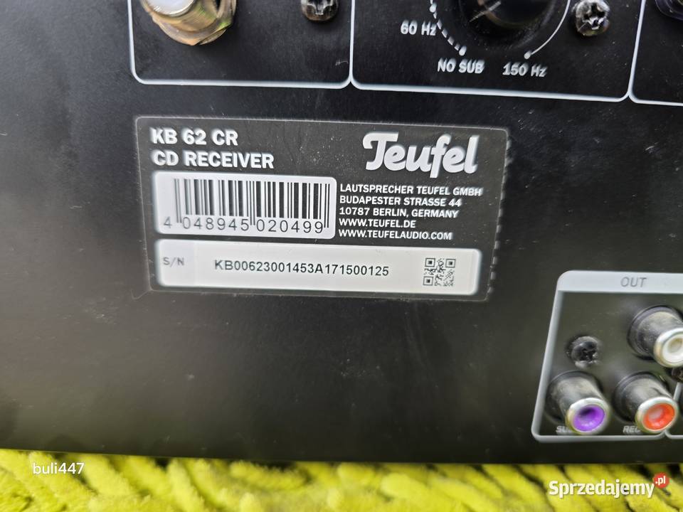 teufel kb62cr dab bluetooth stereo cd śląskie Chełm Śląski