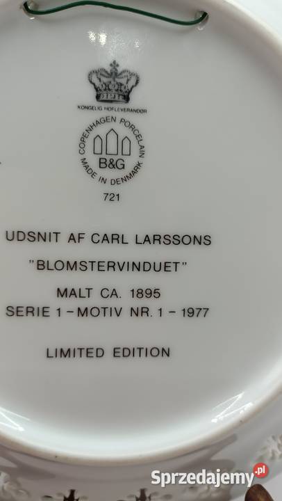 Talerz dekoracyjny ażurowy GG Denmark seria 1 1 Zamość