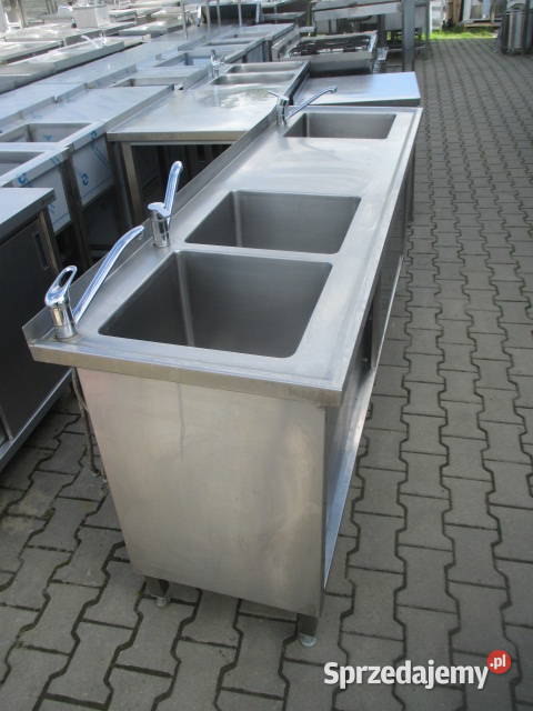 Zlew Gastronomiczny 3 Komorowy Z Drzwiami Ostrów Wielkopolski