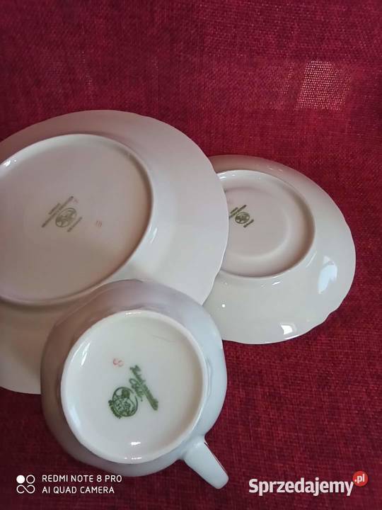 Filiżanka z talerzykiem deserowym Porcelana i szkło Porcelana i szkło Gdańsk