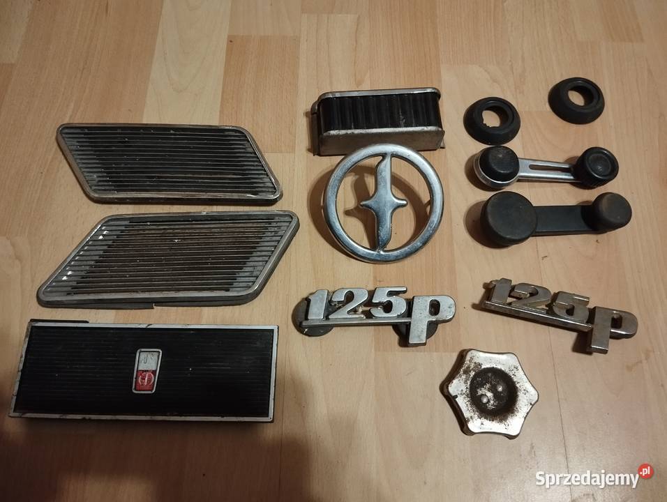 Fiat 125p kratki emblematy osobowe Leżajsk sprzedam