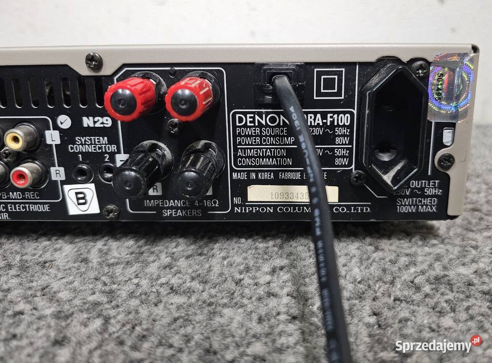 Amplituner stereo DENON DRAF100 PHONO wysyłka Kraków
