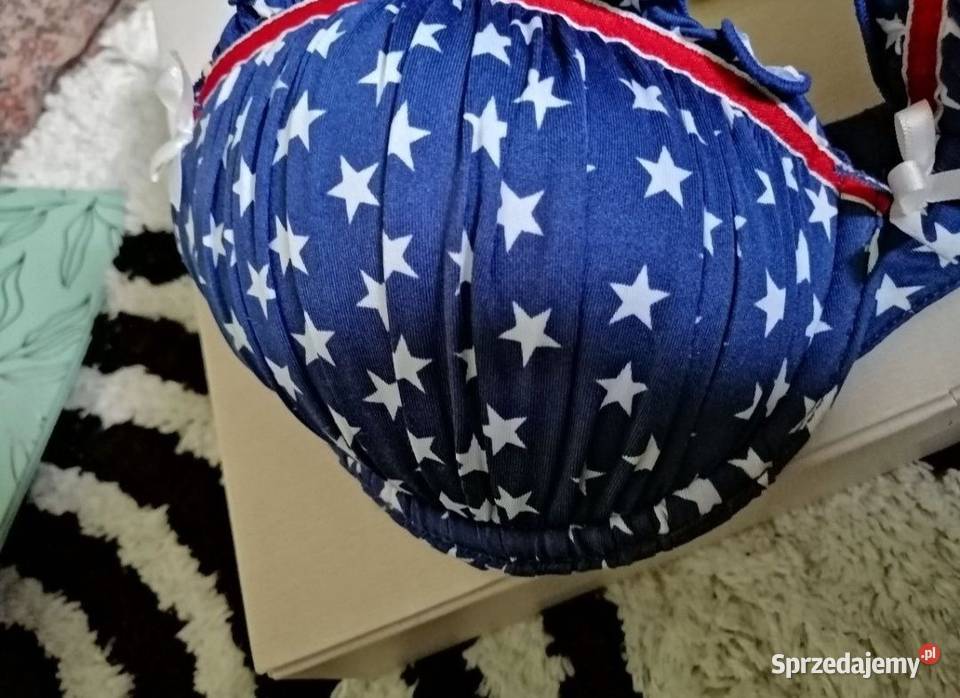 YORkER stanik biustonosz push up w print 70B wielkopolskie Leszno