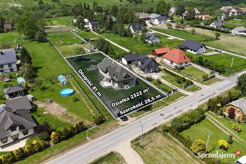 Dom wolnostojący 400m2 Działka 23a Brunary Sprzedaż