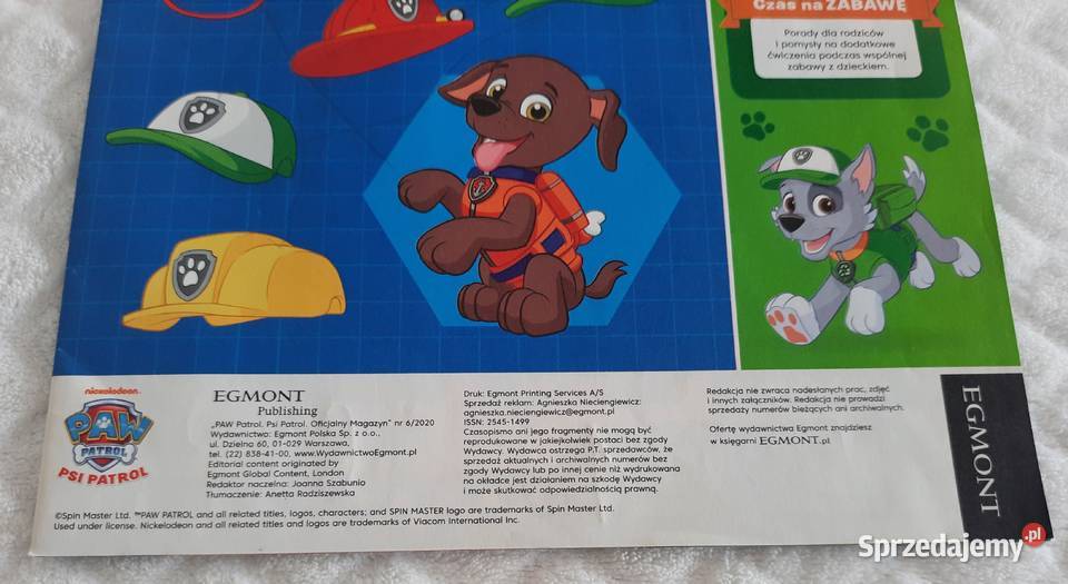 Psi Patrol Oficjalny magazyn 62020 Egmont Czeladź