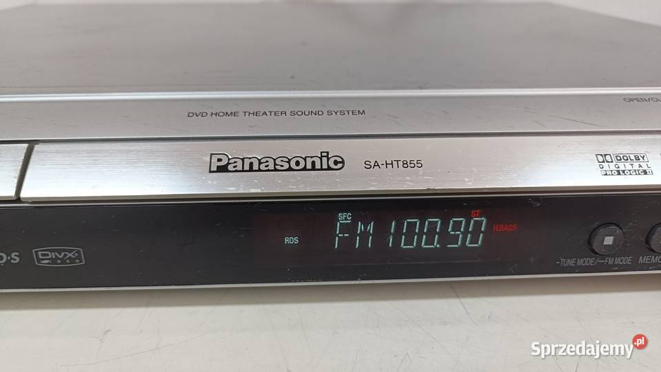 PANASONIC SAHT855 Amplituner z DVD Bez pilota sprzedam