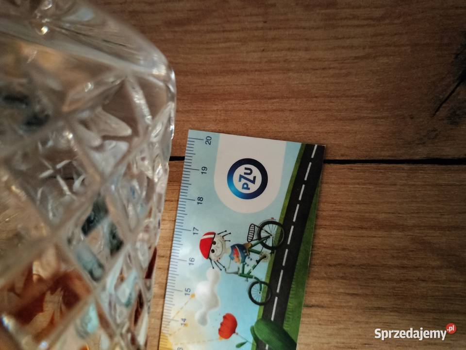 Kryształowy wazon 21 wysokość PRL Porcelana i szkło zachodniopomorskie Choszczno sprzedam