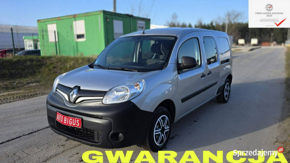 Renault Kangoo KlimaSuper stan MAXI navi II ABS Motoryzacja Lębork