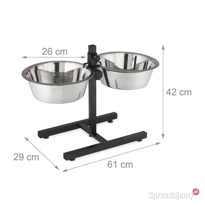 Zestaw 2 misek na regulowanym stojaku2x45L Białystok
