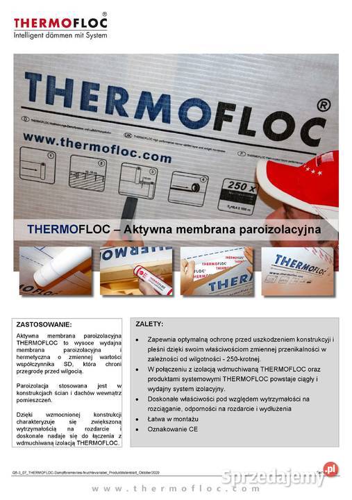 THERMOFLOC Aktywna membrana paroizolacyjna sd 04