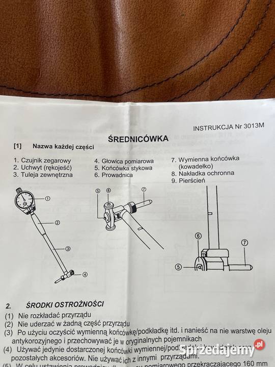 Średnicówka dwupunktowa 50150 mm Mitutoyo mazowieckie Serock sprzedam