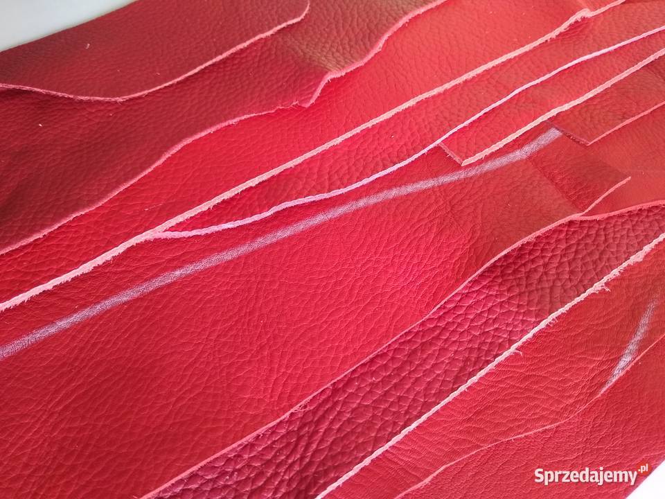 Skóra Licowa Włoska średnie i małe kawałki pomorskie Gdańsk