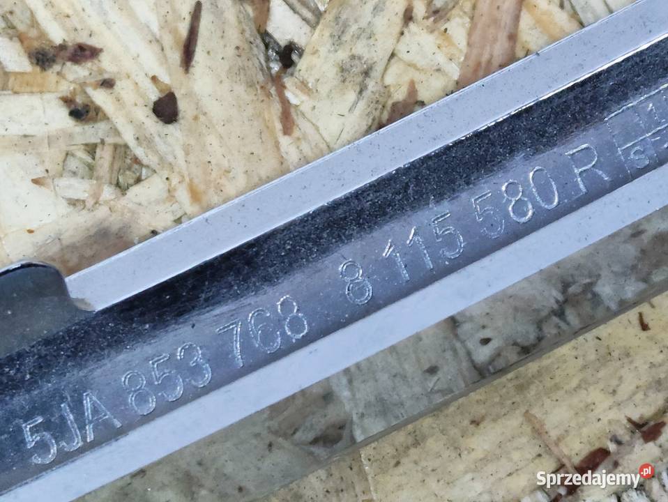 Listwa Chrom Zderzaka Prawy Przód Skoda Rapid 5J wielkopolskie Pleszew sprzedam