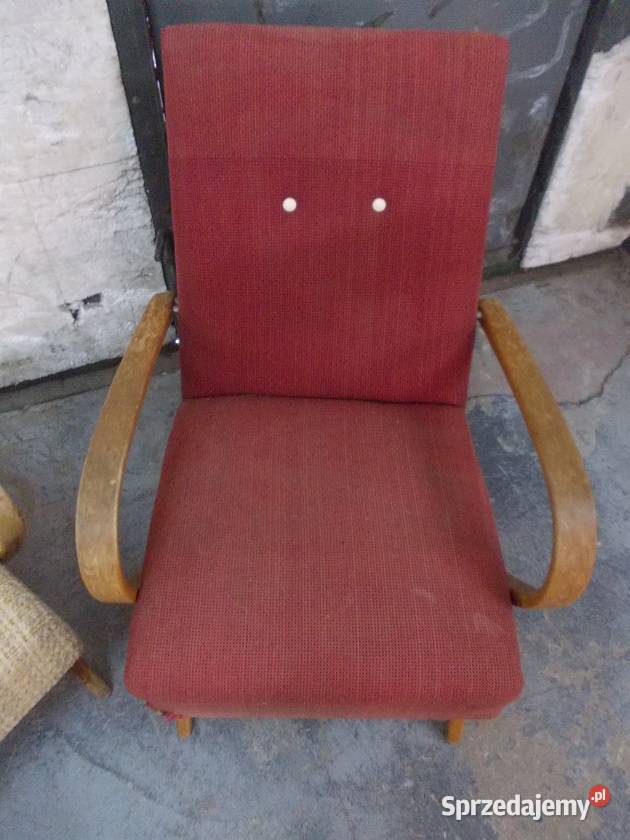 Stare fotel model 53 J Smidek Czechosłowacja TON