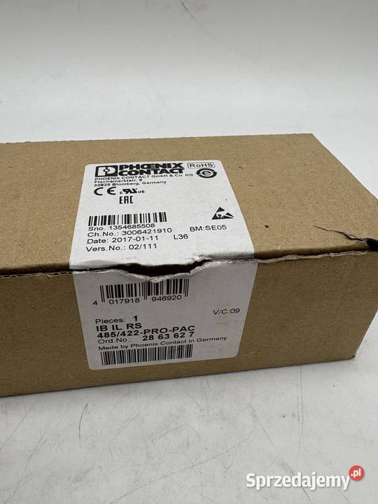 Phoenix Contact IB IL RS 485422PROPAC 2863627 Warszawa