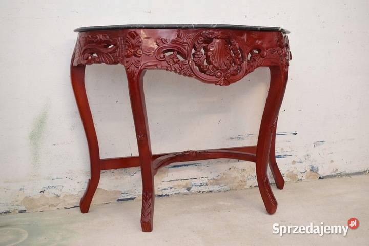 Stylowa Drewniana Konsola Pod Ścianę Prezent Kraków