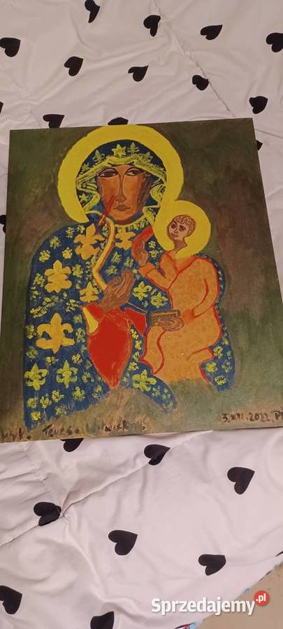 MATKA BOSKA Z JEZUSKIEM NAJWAŻNIEJSZA MATKA Obrazki i obrazy Poznań
