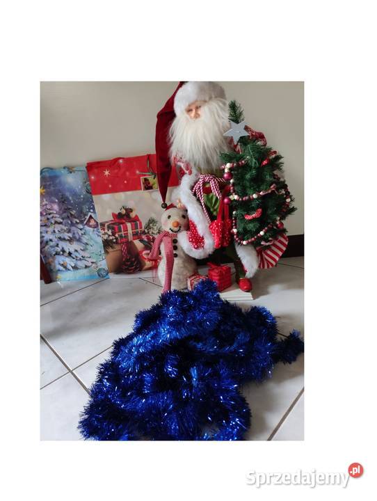 łańcuch choinkowy długi kobaltowy granatowy Kielce sprzedam