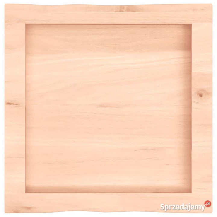 Blat stołu 40x40x24 surowy lity dąb naturalną Warszawa