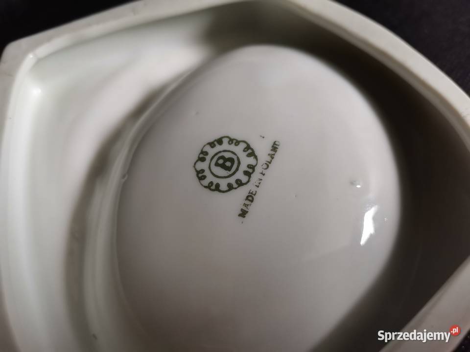 Stara popielniczka porcelana Bogucice PRL 1960