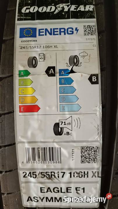 4 opony nowe GOODYEAR Eagle F1 Asymmetric5 Żory