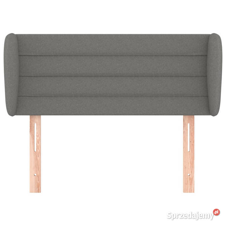 Zagłówek uszak ciemnoszary 103x23x7888 tkanina Warszawa