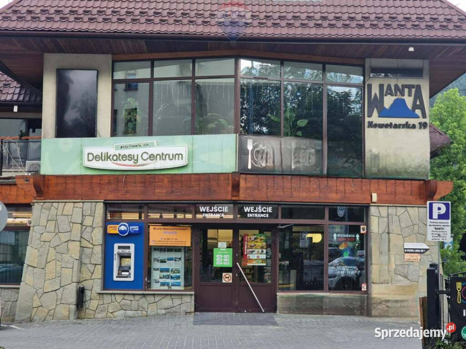 ZAKOPANE LOKAL USŁUGOWY 307 m POD MARKET Nieruchomości małopolskie