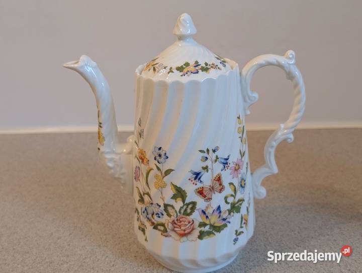 ZESTAW KAWAHERBATA Porcelana Aynsley Garden 21