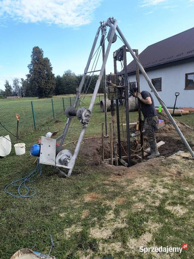 Wiercenie studni głębinowej
