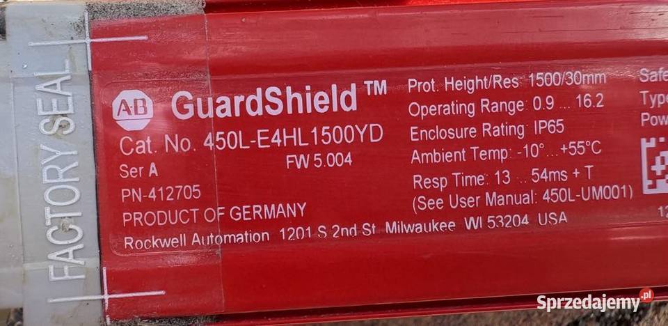 Allen Bradley 450LE4HL1500YD 412705 Warszawa