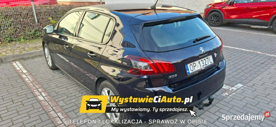 Peugeot 308 Telefon 603111301 Olesno Śląskie T9 elektryczne lusterka Włocławek