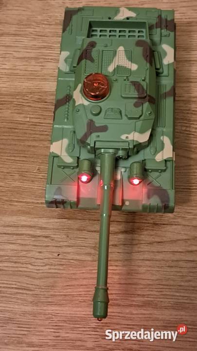 Zielony czołg sterowany na pilota światło dźwięk Zielona Góra sprzedam