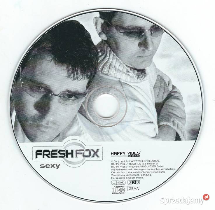 CD Fresh Fox Sexy 2004 Happy Vibes Records mazowieckie