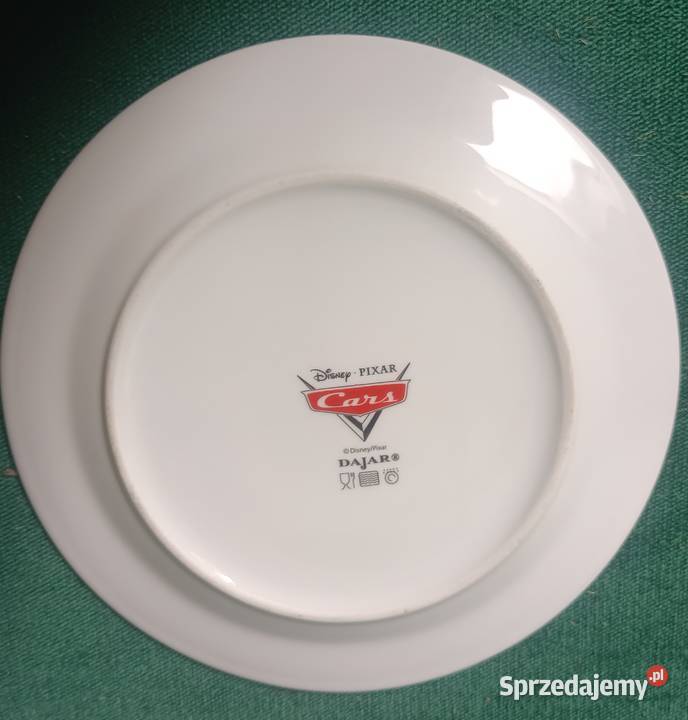 Talerz talerzyk porcelitowy Autka Cars Dajar Karmienie Zbylitowska Góra sprzedam