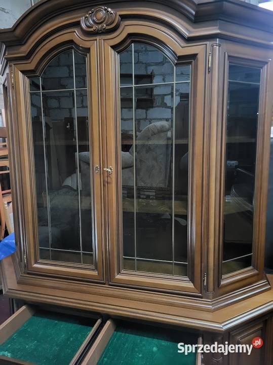 Piękny kredens bufet biblioteka serwantka orzech Sypniewo sprzedam