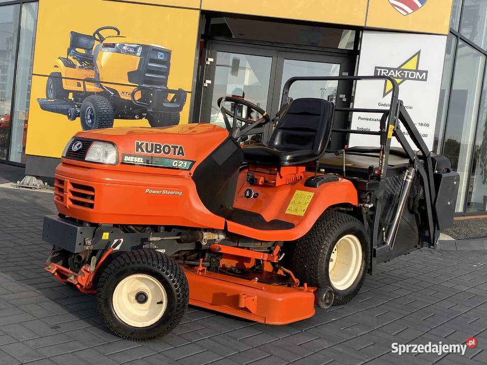Kubota G21HD górny wysyp kosza WOM 21 127 diesel Kolonia Poczesna