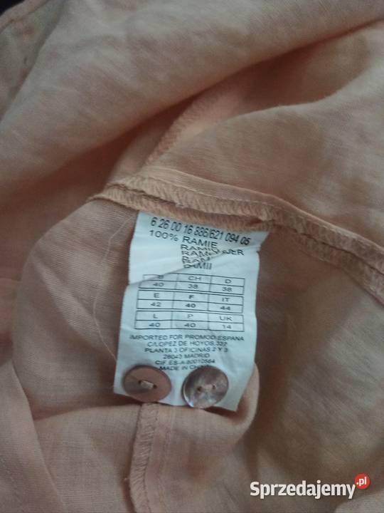 koszula łososiowa Promod długi śląskie