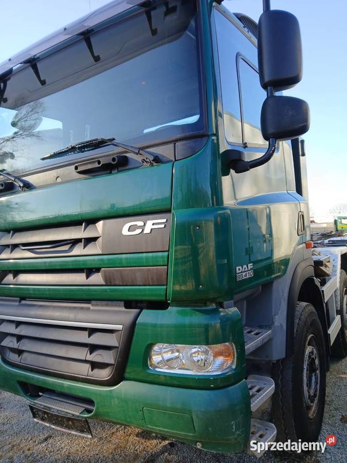 Hakowiec 4 osiowy 8x4 DAF CF 410 zielony sprzedam